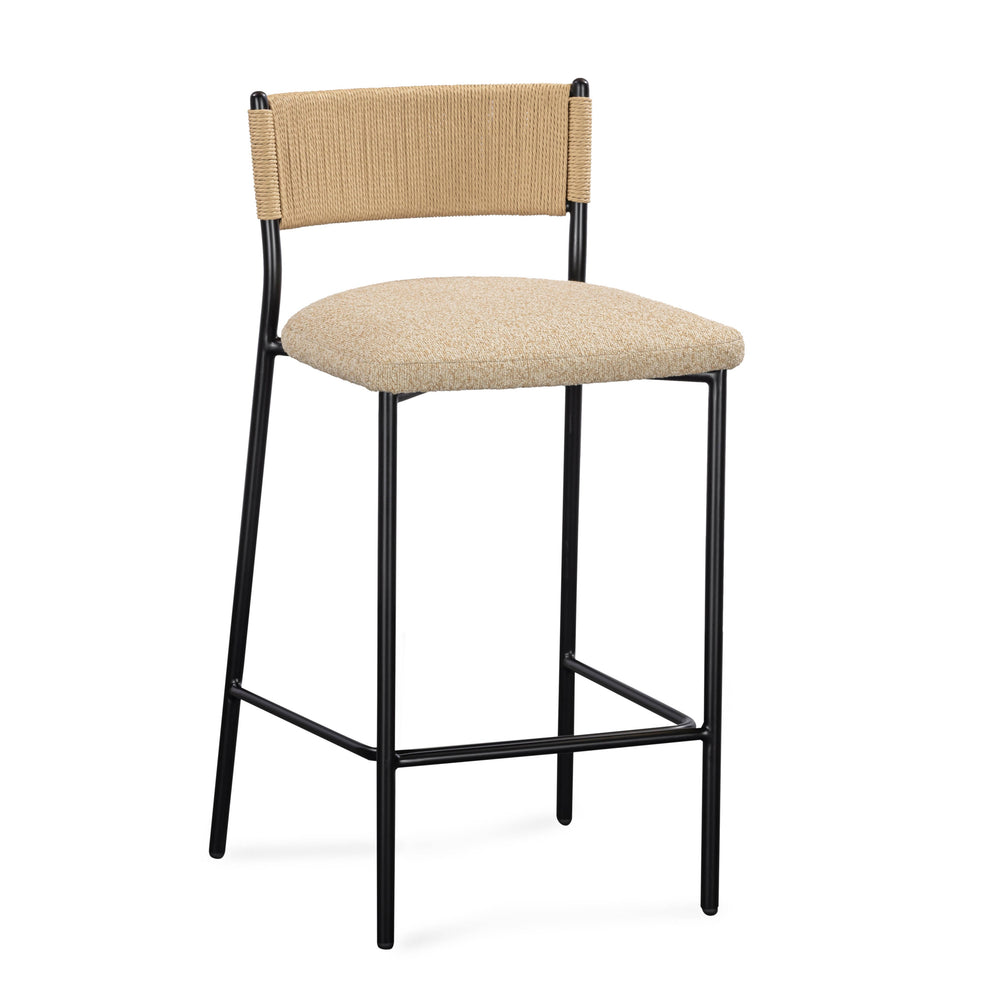 Celine Tan Performance Boucle Bar Stool