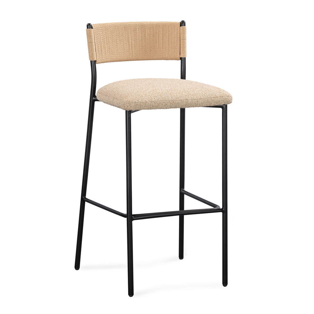 Celine Tan Performance Boucle Counter Stool