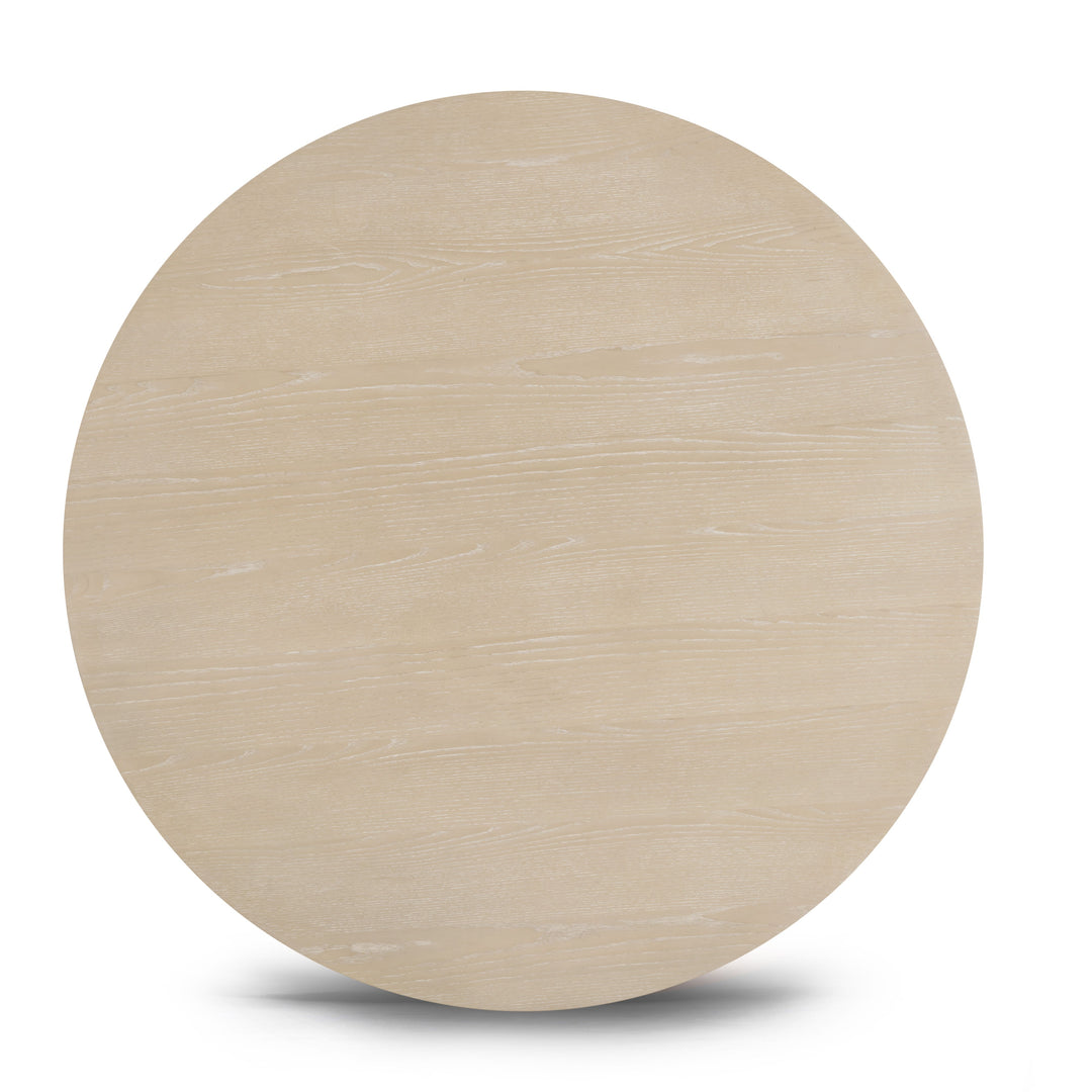 Brocha 48" Driftwood Ash Wood Round Dining Table