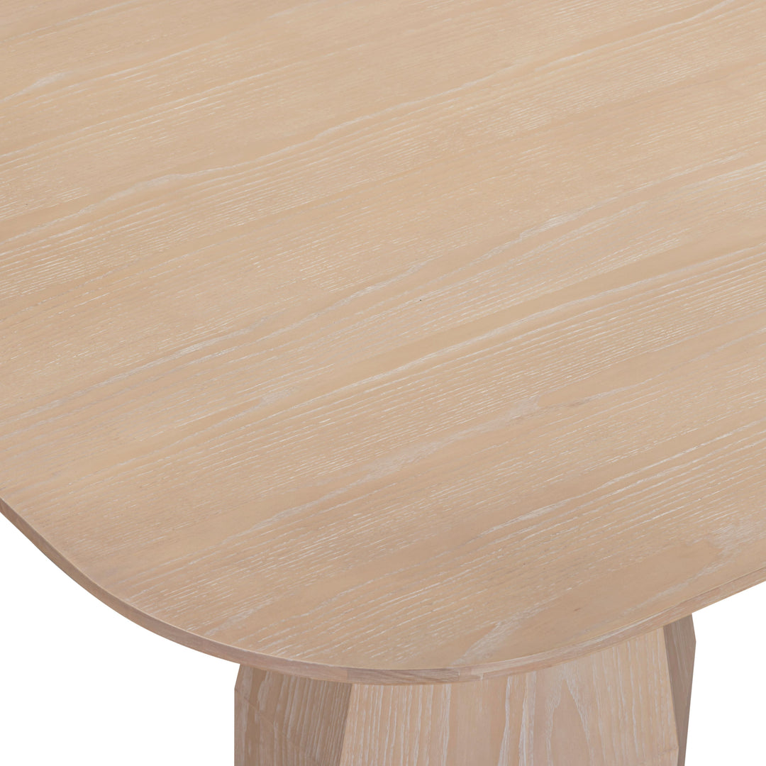 Brocha 106" Driftwood Ash Wood Rectangular Dining Table