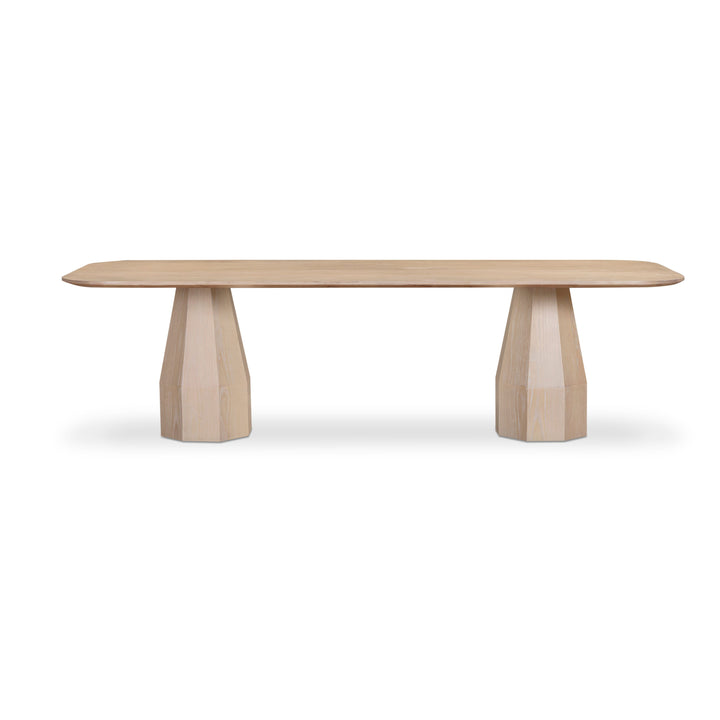 Brocha 106" Ash Wood Rectangular Dining Table