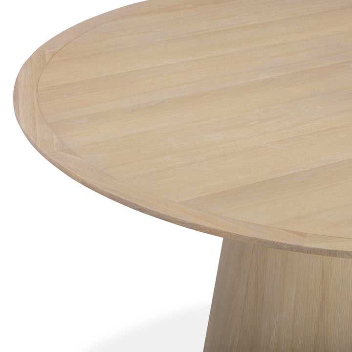 Sahara 60" Natural Oak Round Dining Table