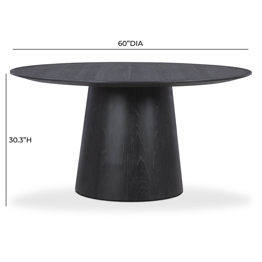 Sahara Round Oak Dining Table (41"-60")