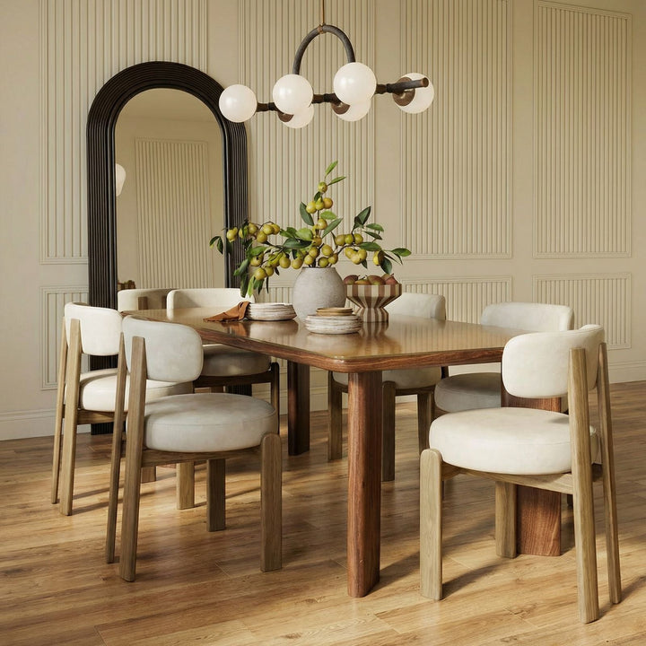 Odessa Cream Performance Vegan Leather Dining Chair