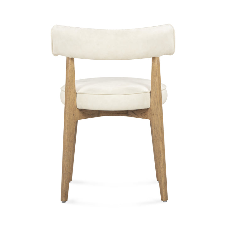 Nikita Cream Performance Vegan Leather Dining Chair