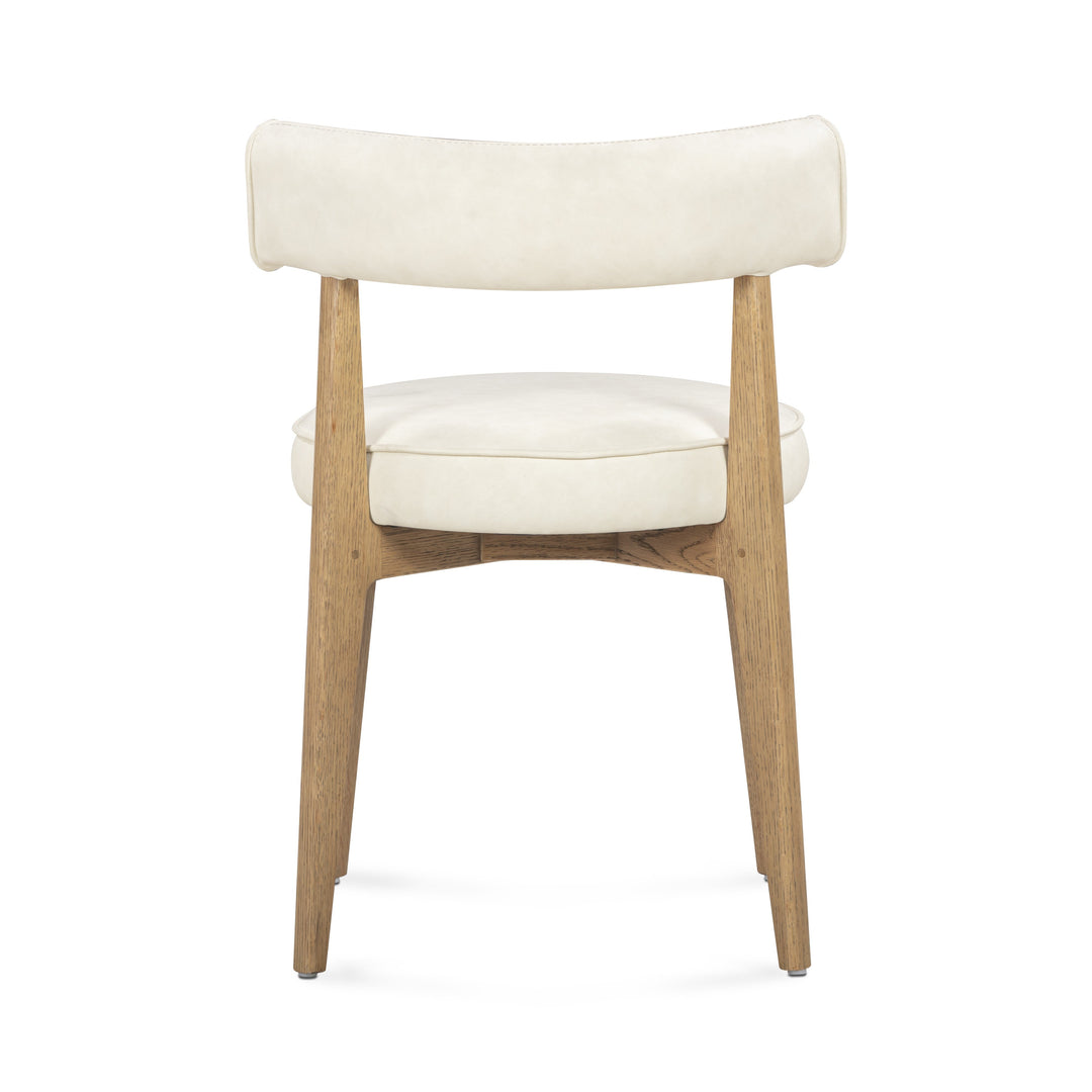 Nikita Cream Performance Vegan Leather Dining Chair