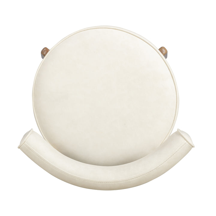 Nikita Cream Performance Vegan Leather Dining Chair