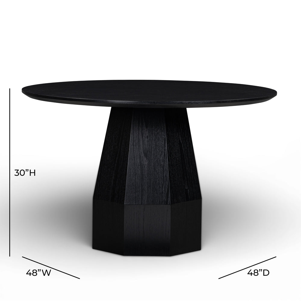 Brocha 48'' Ash Wood Round Dining Table