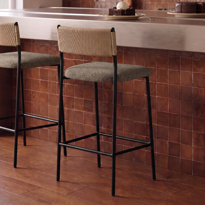 Celine Boucle Bar And Counter Stool