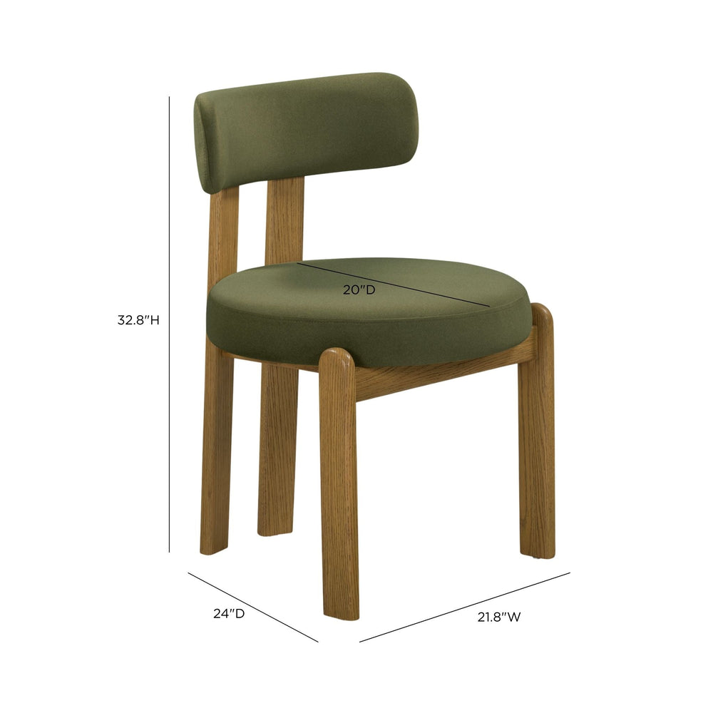 Odessa Performance Dining Chair - Green / 33"