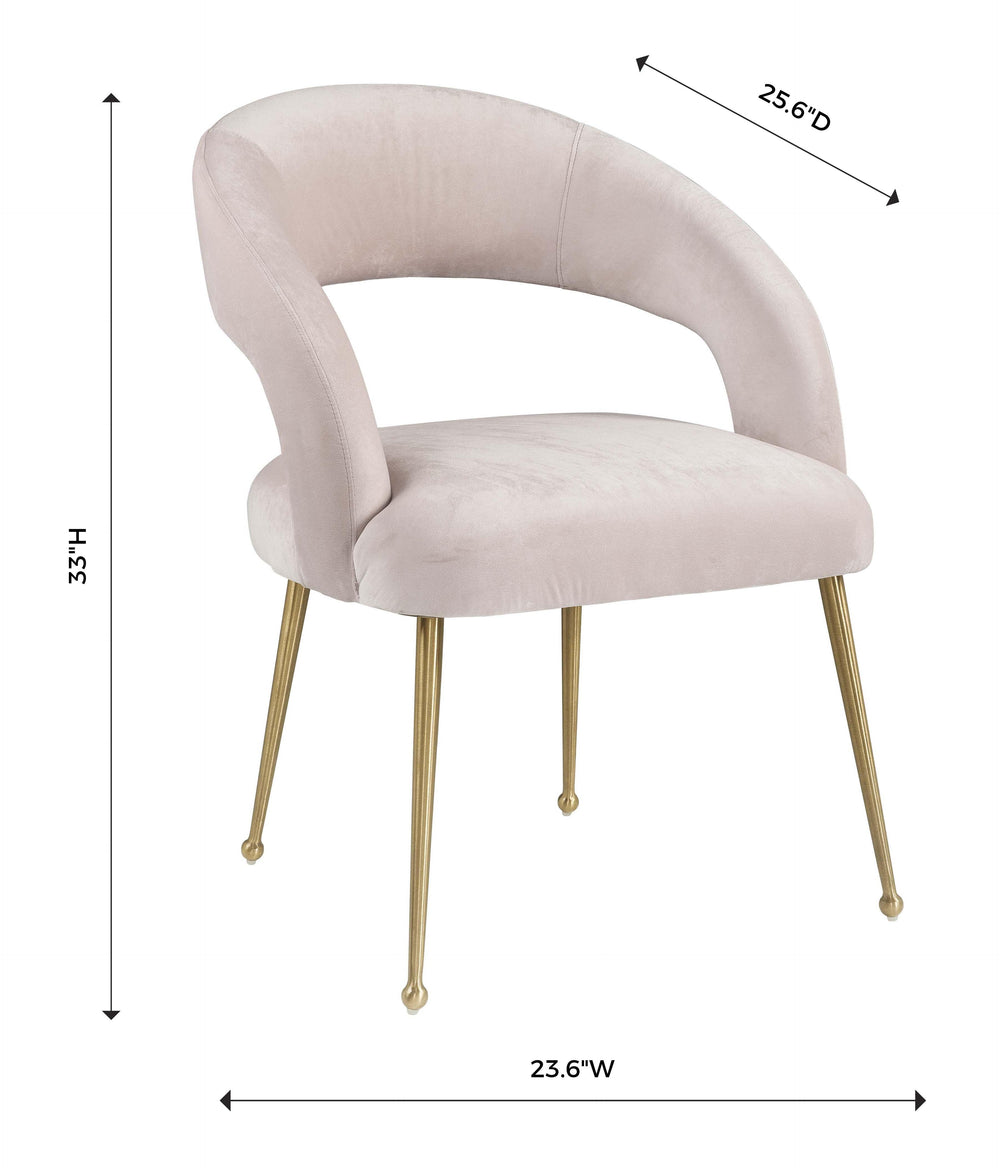 Rocco Performance Velvet Dining Chair