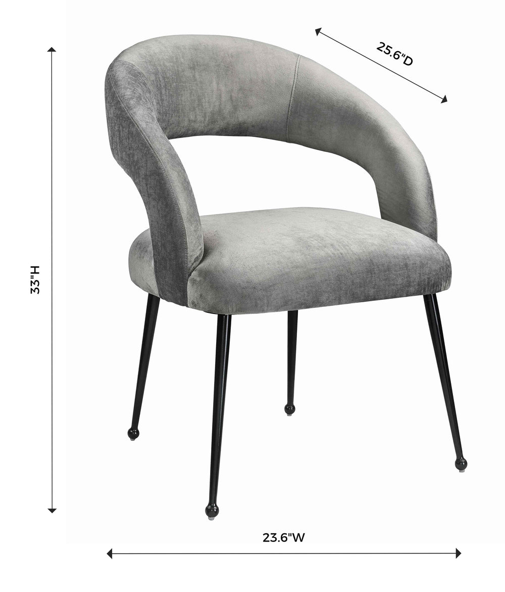 Rocco Performance Velvet Dining Chair