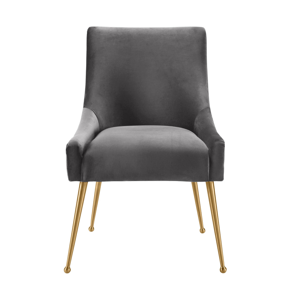Beatrix Pleated Performance Velvet Dining Chair