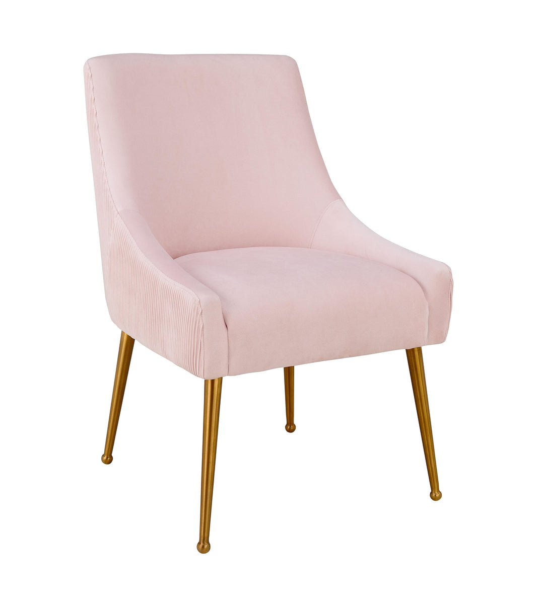 Beatrix Pleated Performance Velvet Dining Chair