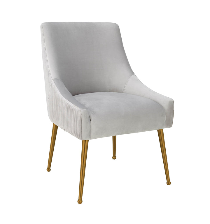 Beatrix Pleated Performance Velvet Dining Chair