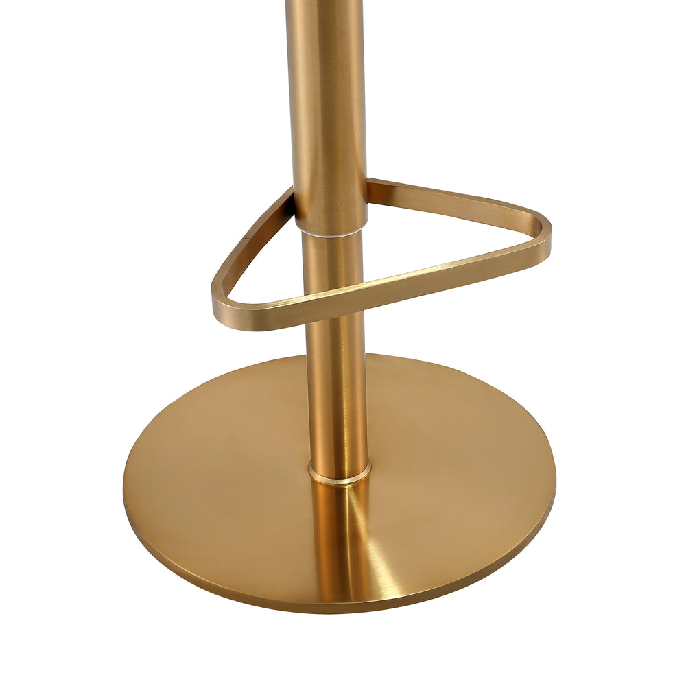 Astro Green Performance Vegan Leather Adjustable Stool