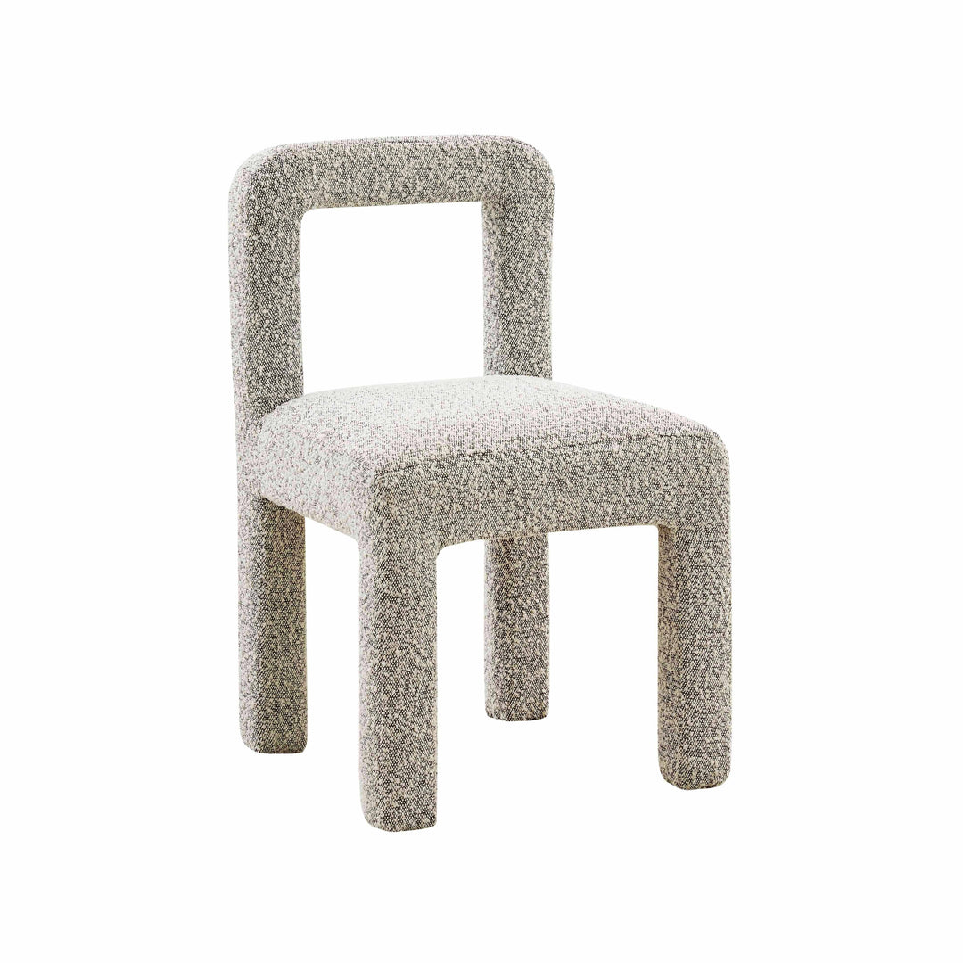 Hazel Grey Performance Boucle Dining Chair