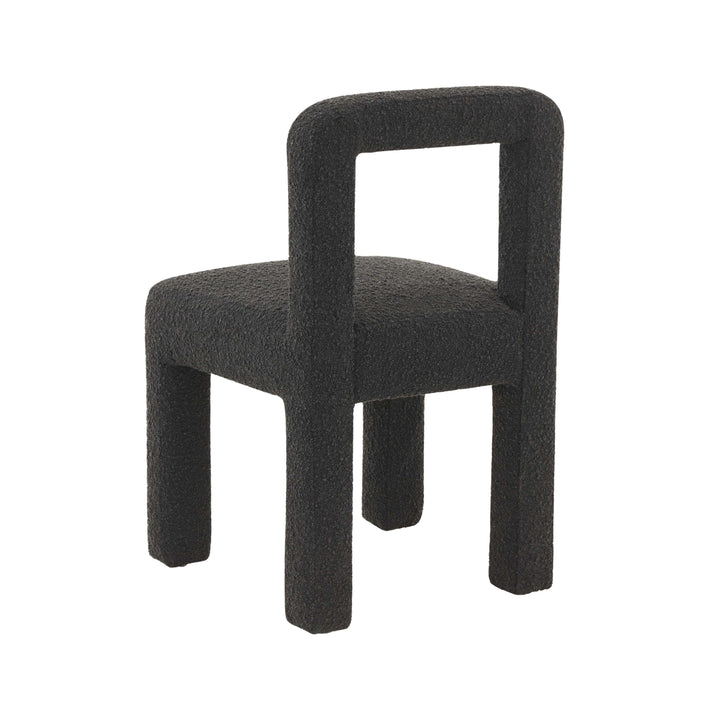 Hazel Black Performance Boucle Dining Chair