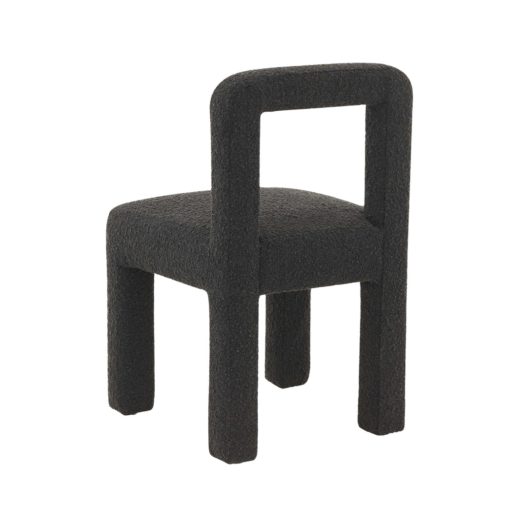 Hazel Black Performance Boucle Dining Chair