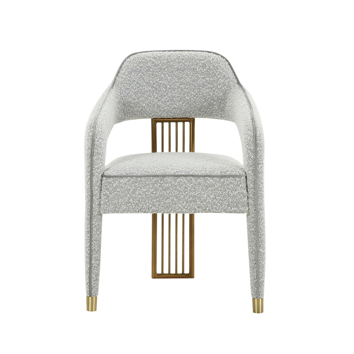 Corralis Grey Performance Boucle Dining Chair