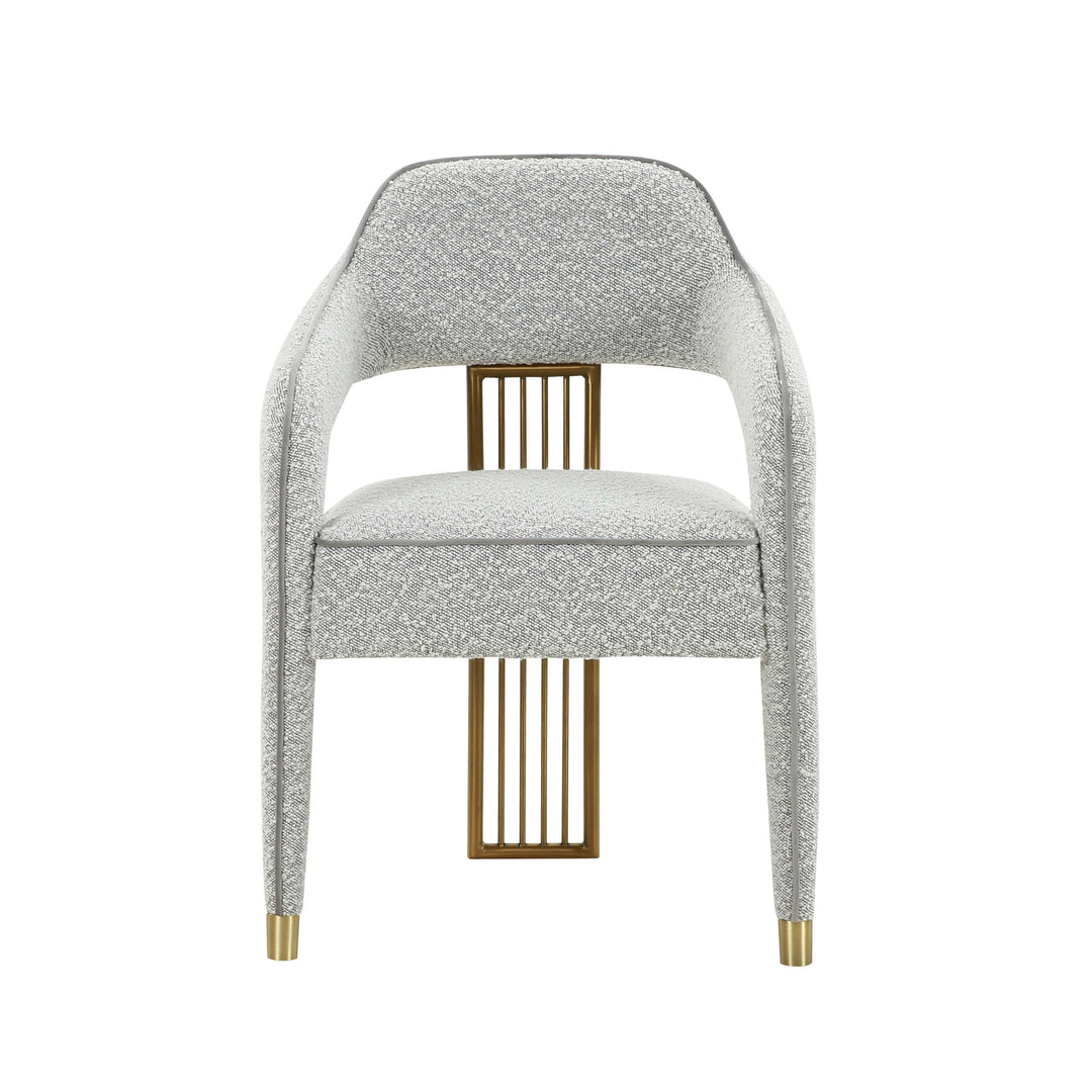 Corralis Grey Performance Boucle Dining Chair