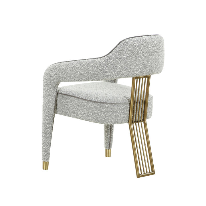 Corralis Grey Performance Boucle Dining Chair
