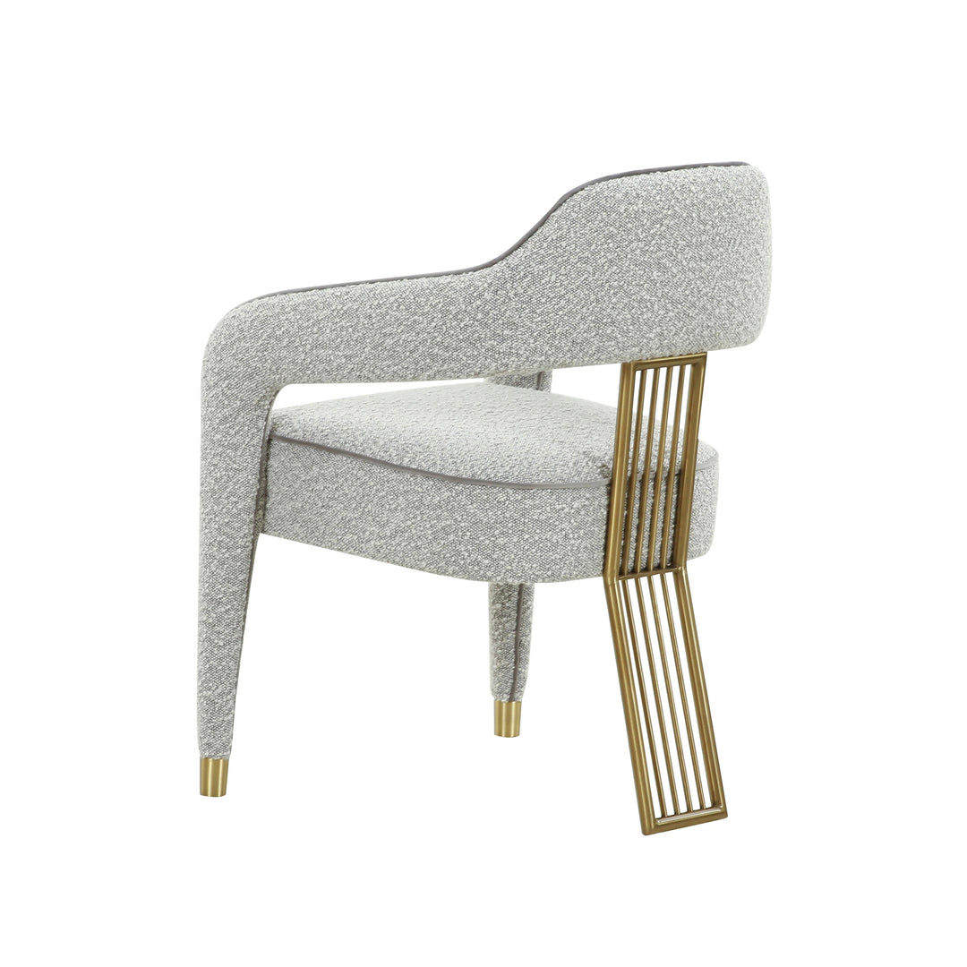 Corralis Grey Performance Boucle Dining Chair