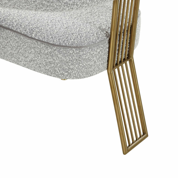 Corralis Grey Performance Boucle Dining Chair