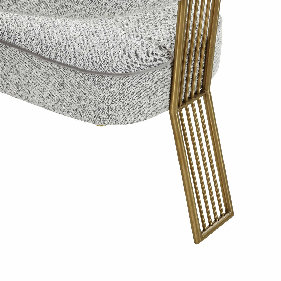 Corralis Grey Performance Boucle Dining Chair