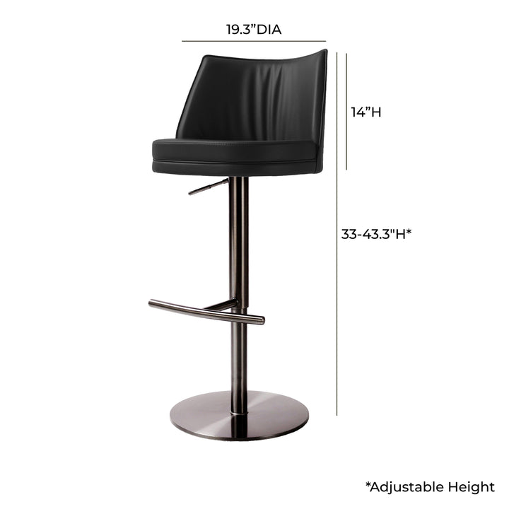 Gala Performance Vegan Leather Adjustable Stool