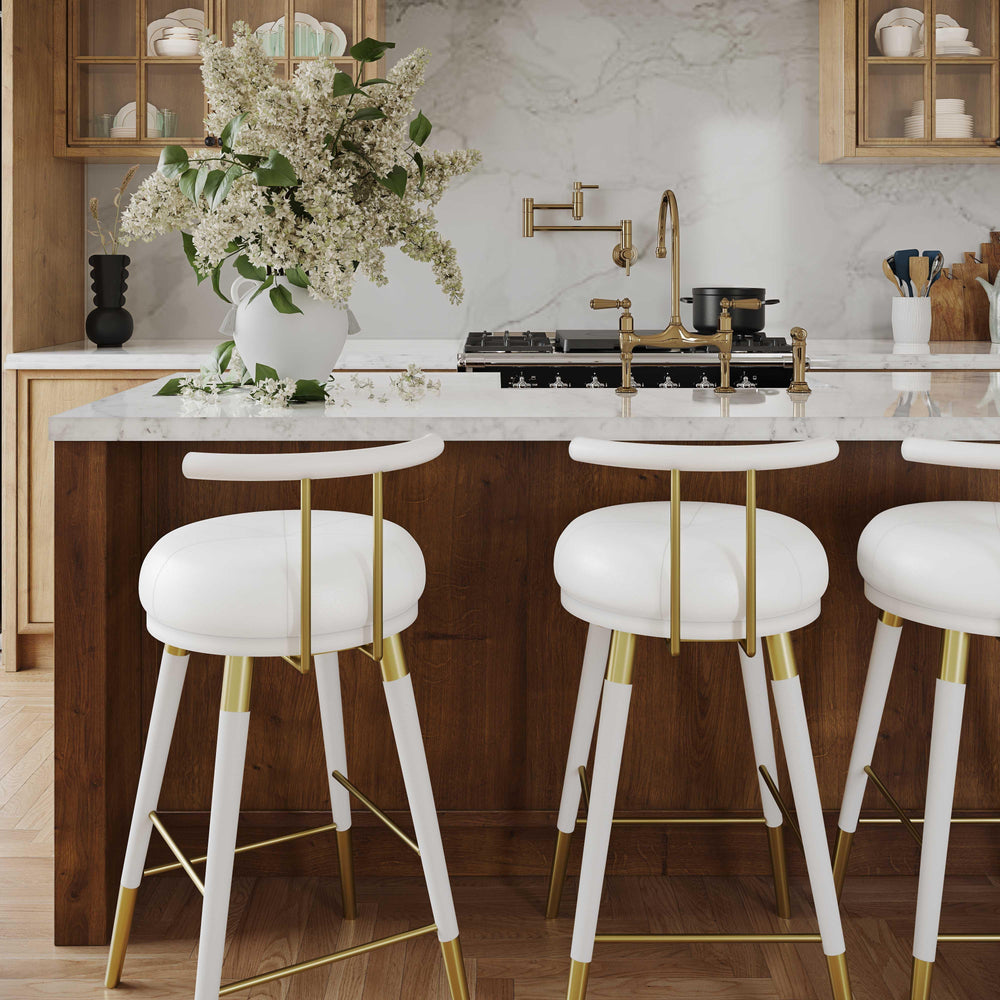 Juniper Performance Vegan Leather Stool - Counter Height