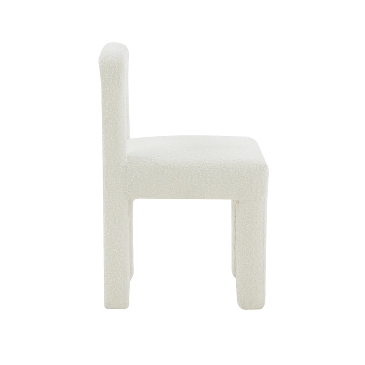 Hazel Cream Performance Boucle Dining Chair