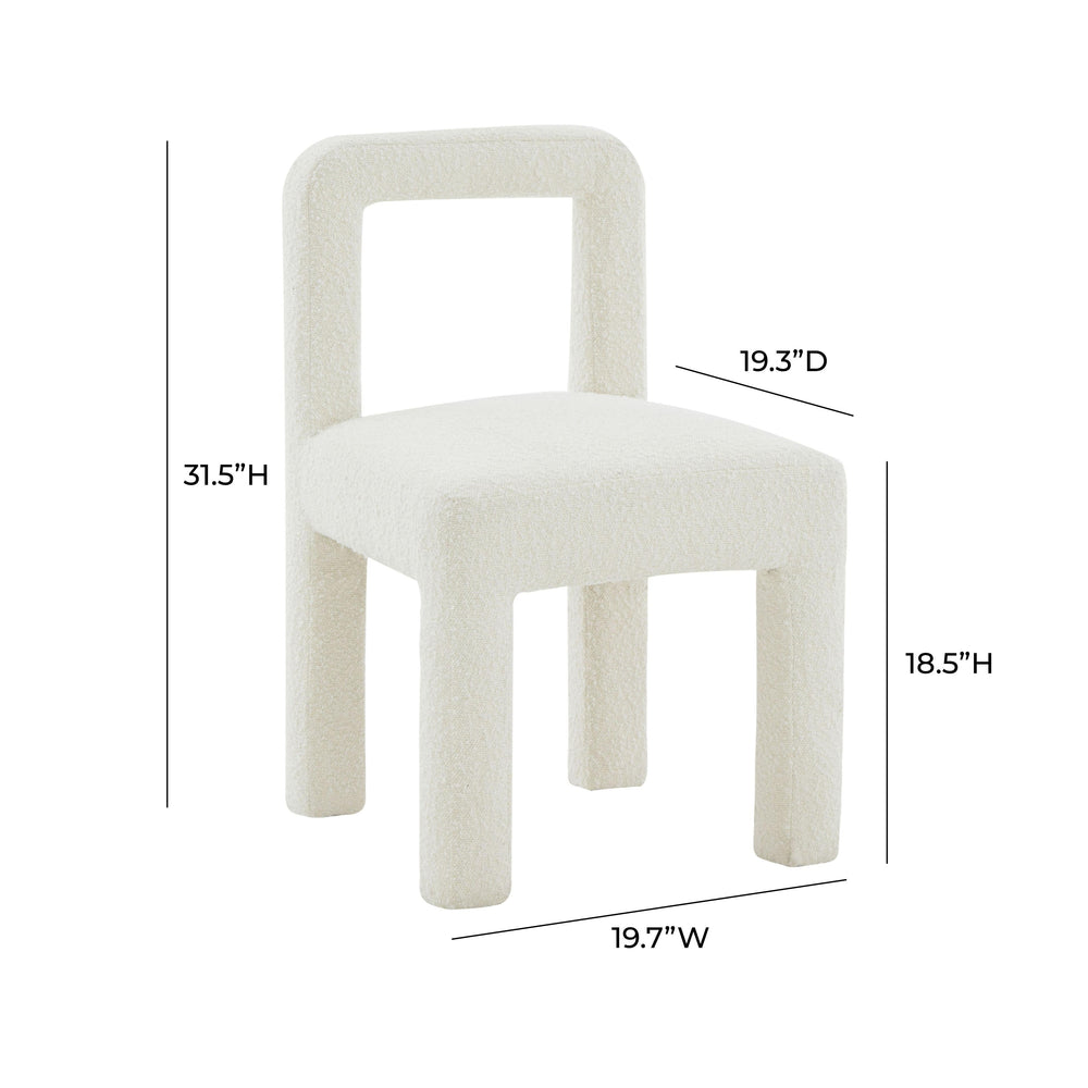 Hazel Performance Boucle Dining Chair