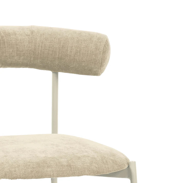 Liliana Taupe Performance Velvet Bar Height