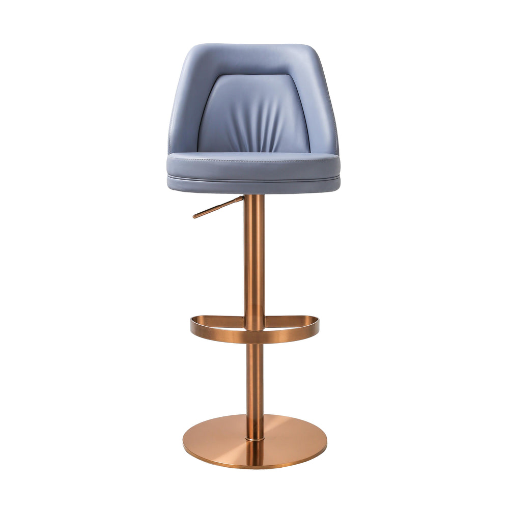 Maven Lavender Performance Vegan Leather Adjustable Swivel Stool