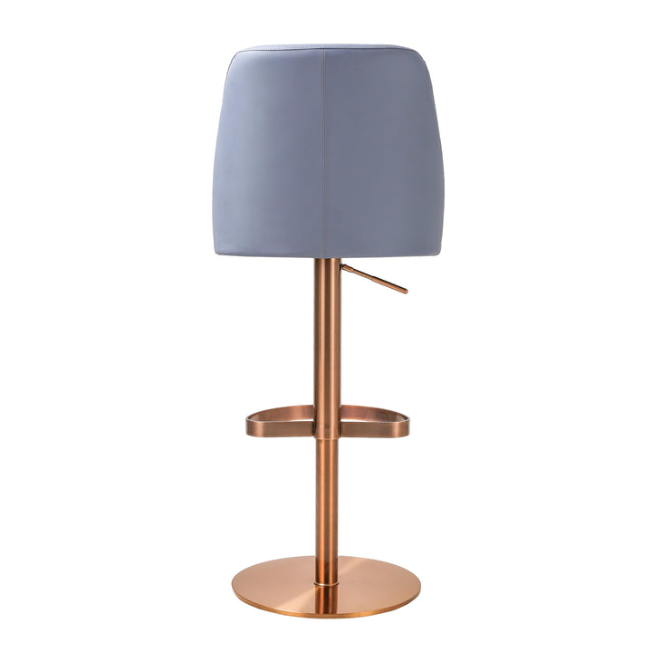 Maven Lavender Performance Vegan Leather Adjustable Swivel Stool