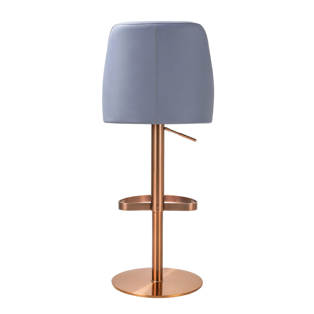 Maven Lavender Performance Vegan Leather Adjustable Swivel Stool