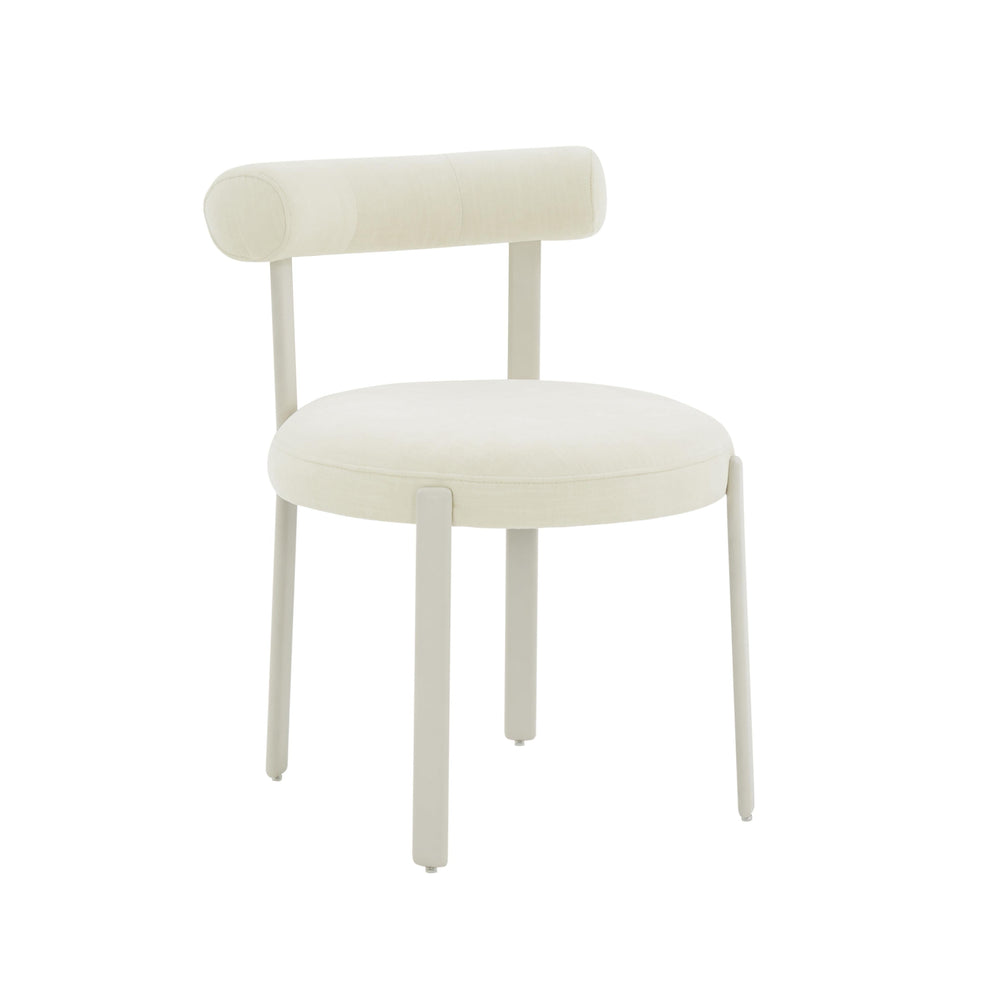Margaret Performance Chenille Bolster Back Dining Chair
