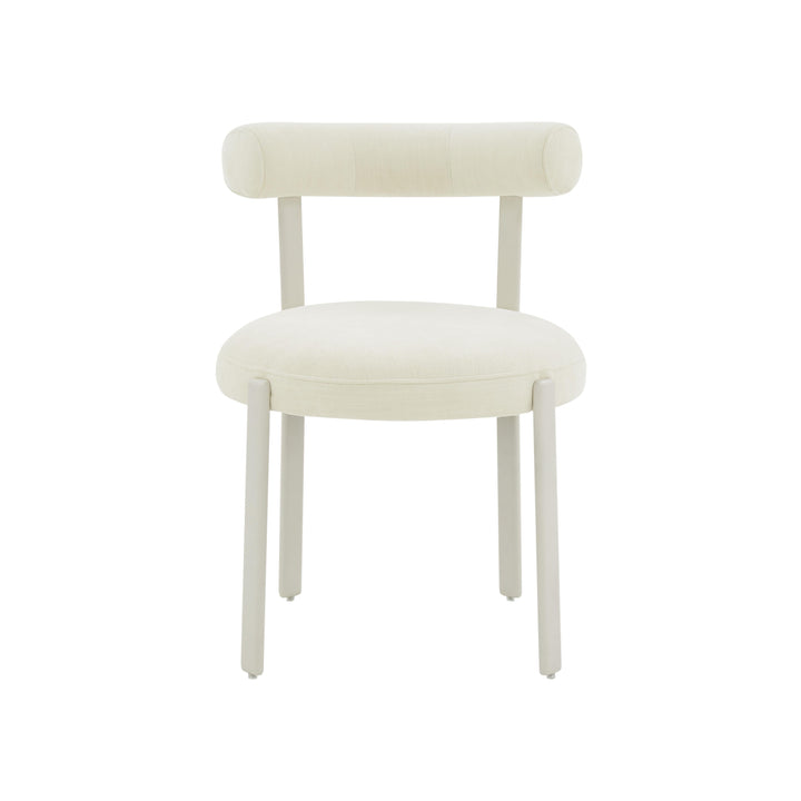 Margaret Performance Chenille Bolster Back Dining Chair