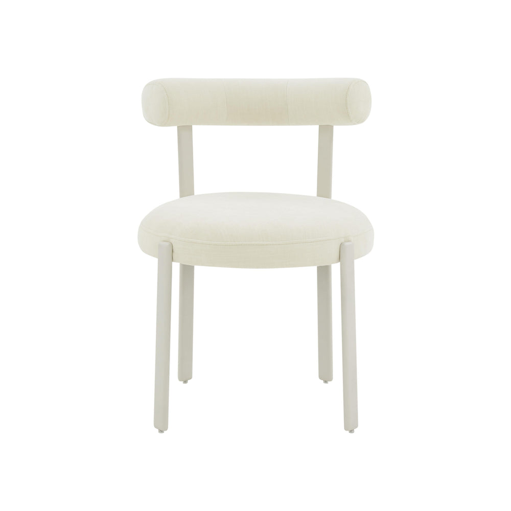 Margaret Performance Chenille Bolster Back Dining Chair