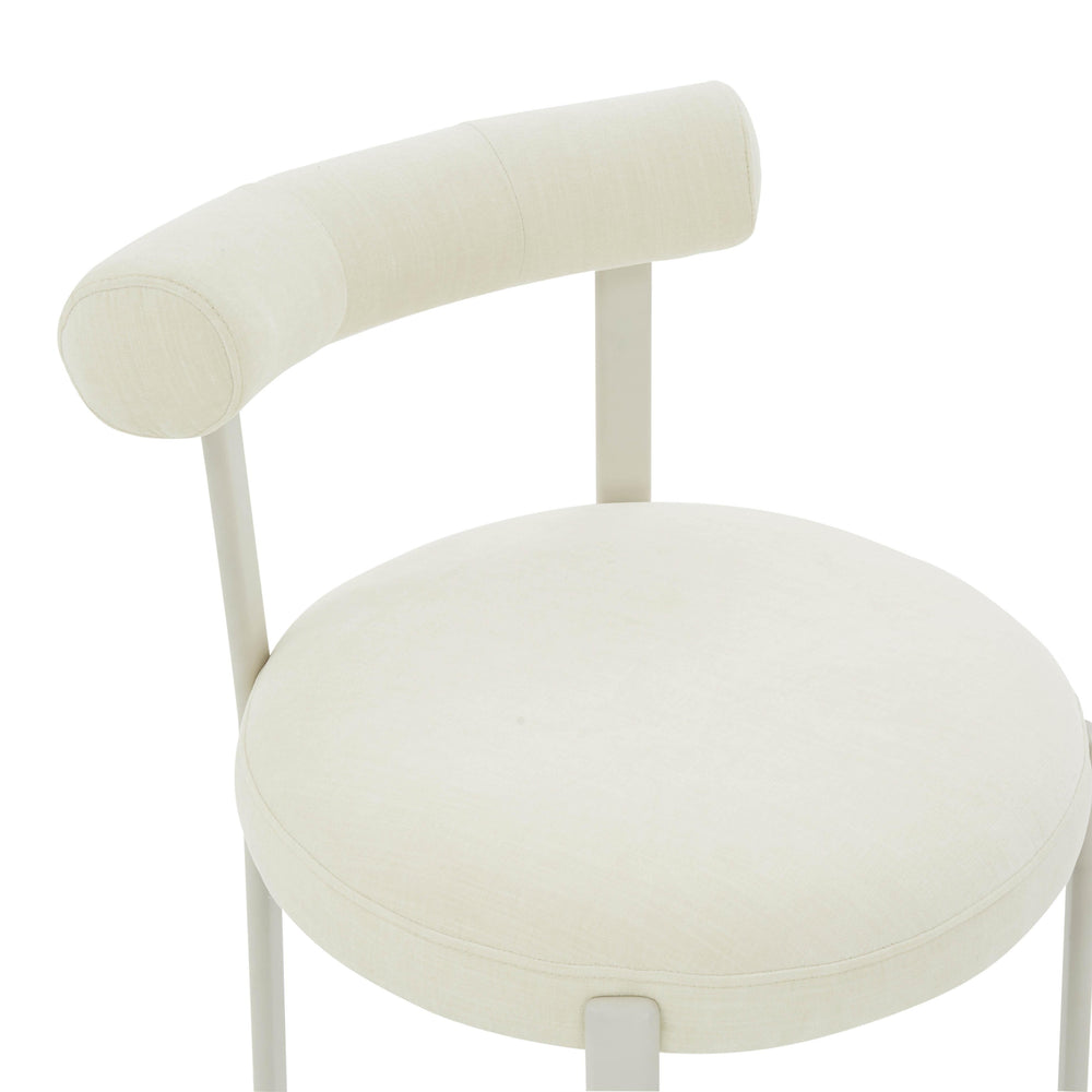 Margaret Performance Chenille Bolster Back Dining Chair