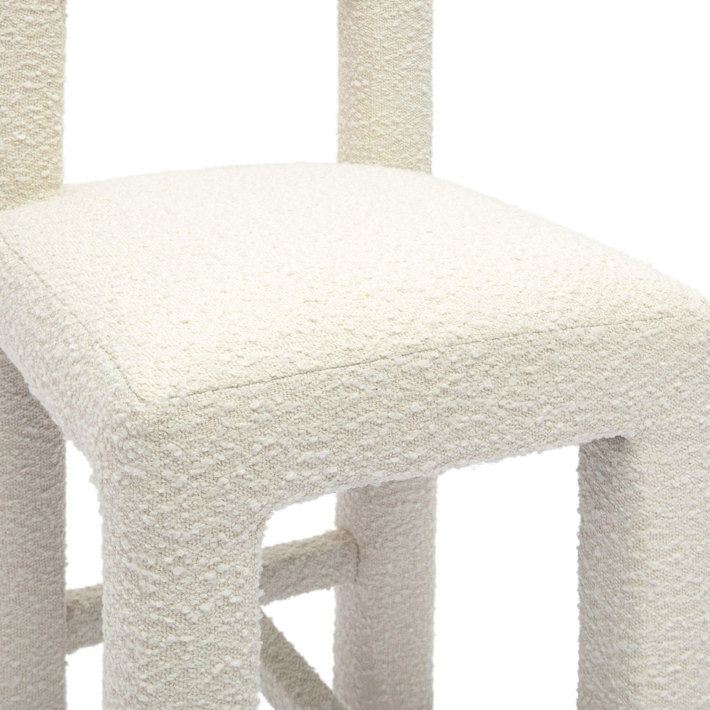 Hazel Cream Performance Boucle Counter Stool