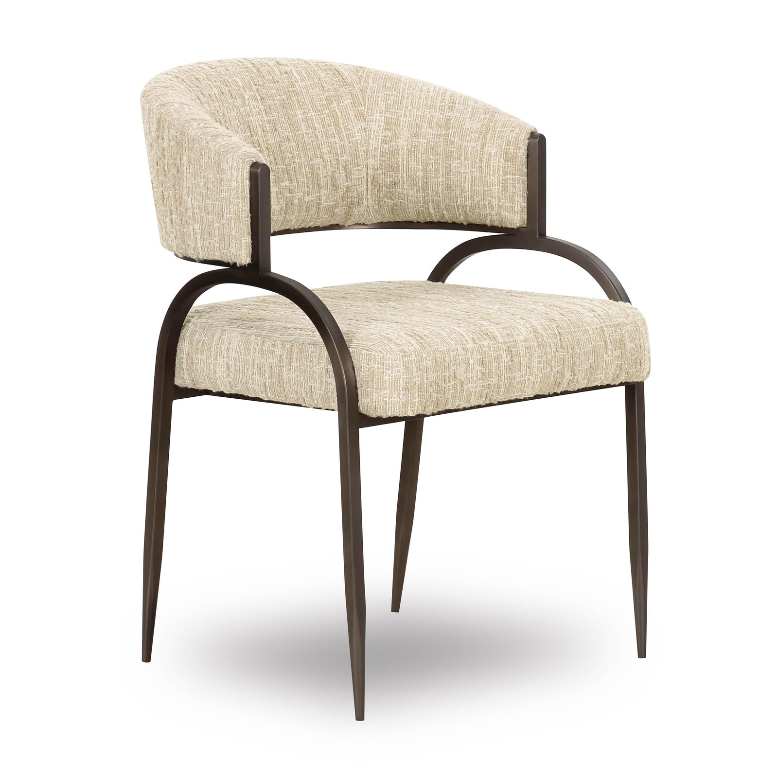 TOV Furniture Tatum Taupe Textured Performance Boucle Dining Chair