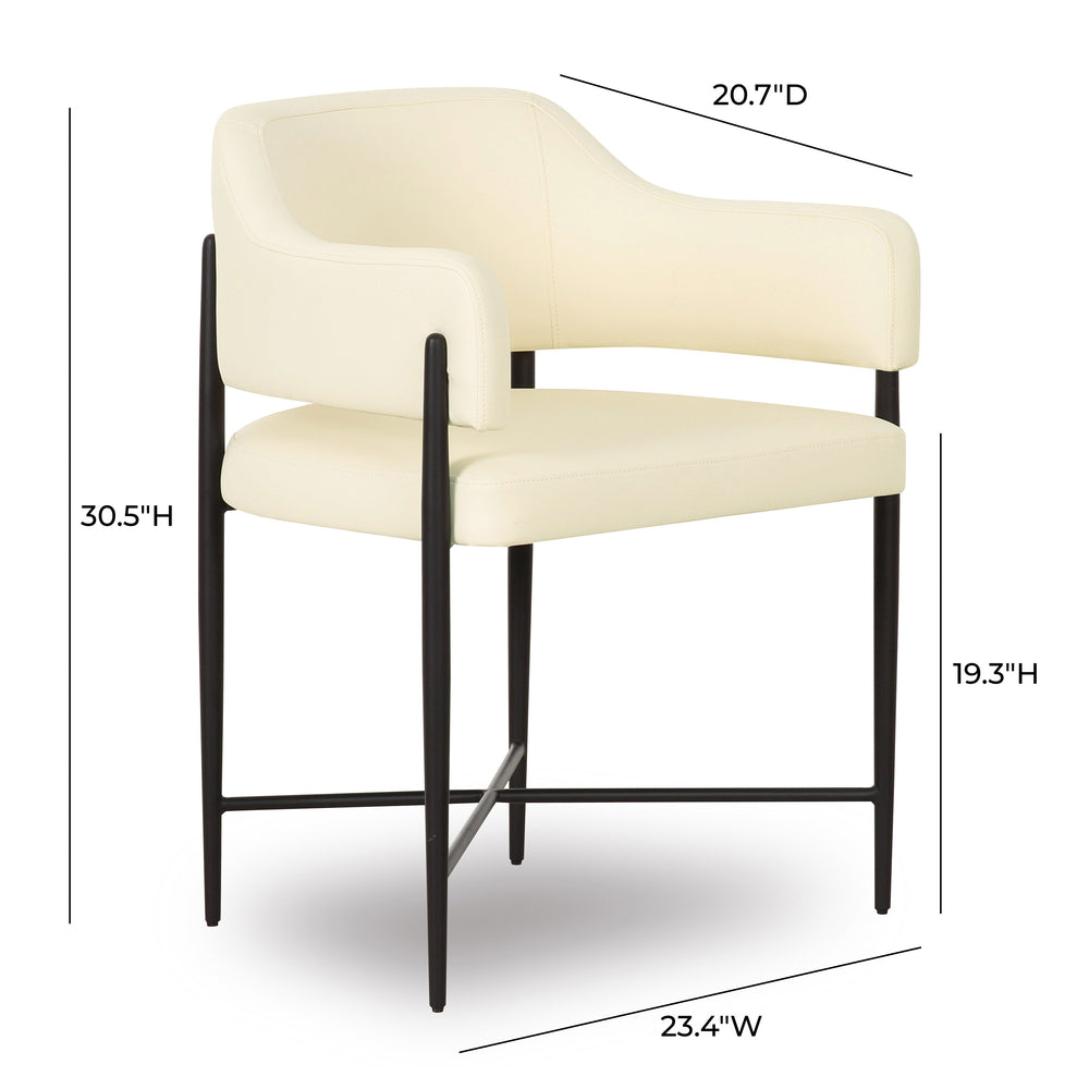 Sezanne Contract-Grade Vegan Leather Dining Chair