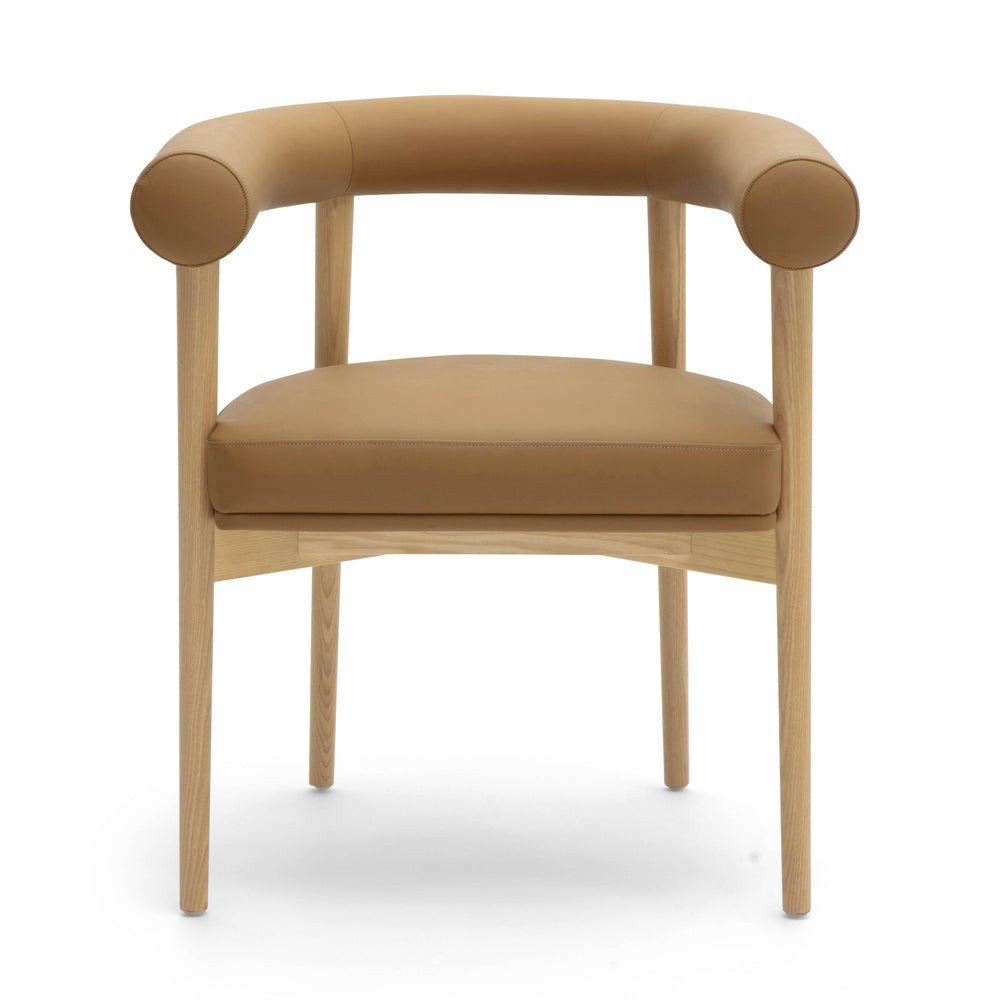 Spara Cognac Performance Vegan Leather Dining Chair