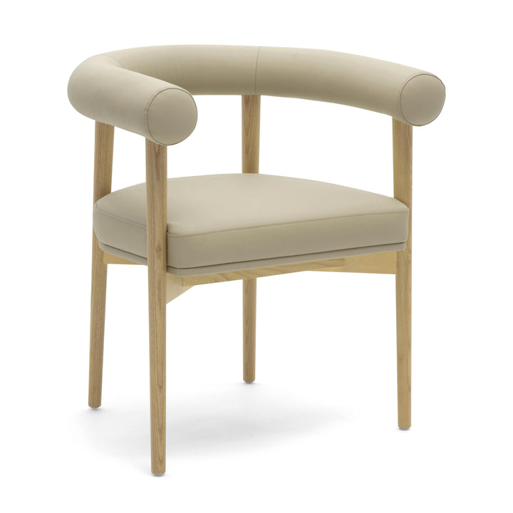 Spara Taupe Performance Vegan Leather Dining Chair