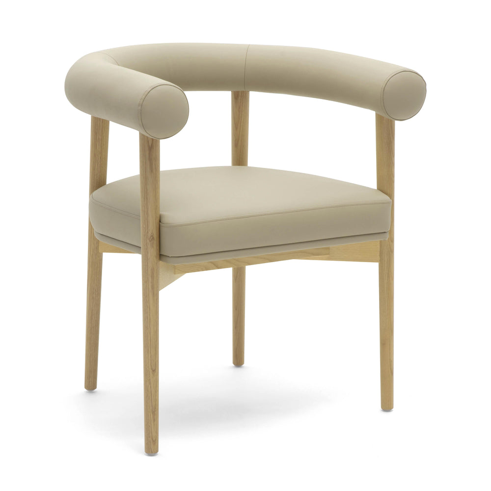 Spara Taupe Performance Vegan Leather Dining Chair