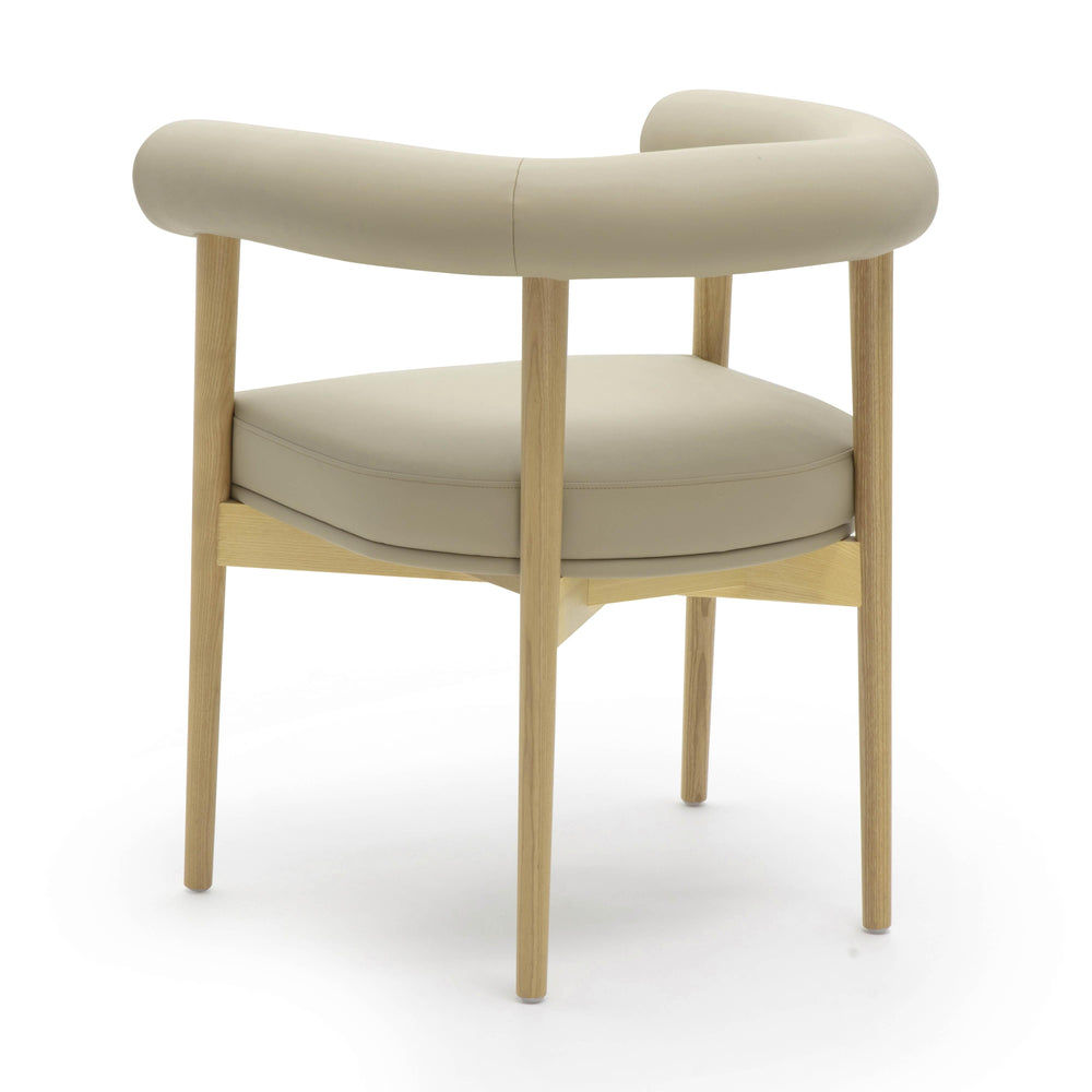 Spara Taupe Performance Vegan Leather Dining Chair