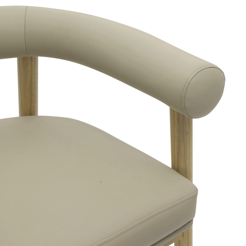 Spara Taupe Performance Vegan Leather Counter Stool