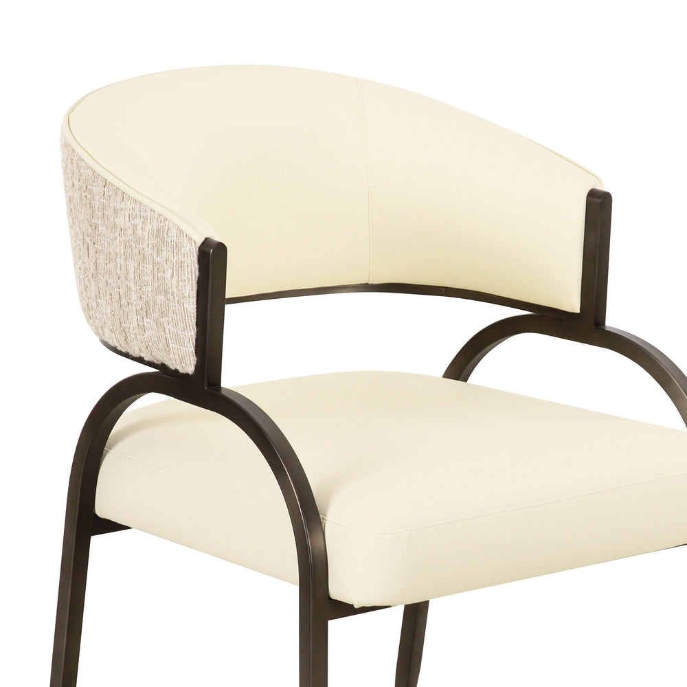 Tatum 2-Tone Performance Vegan Leather Dining Chair